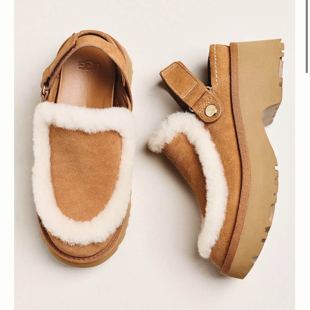 UGG Esme Suede Slingback Clogs
